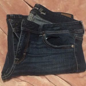 American Eagle Medium/Dark wash jeans size 12